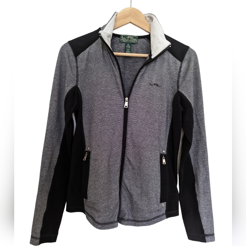 LAUREN RALPH LAUREN ACTIVE L-RL Full Zip‎ Jacket Size Medium